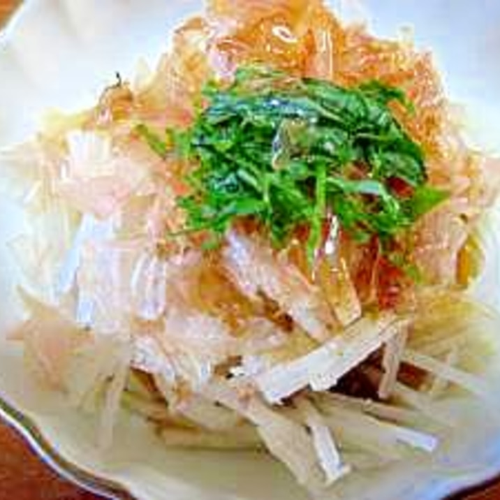 ポン酢で簡単 大根サラダ レシピ 作り方 By Ramen Obaba 楽天レシピ